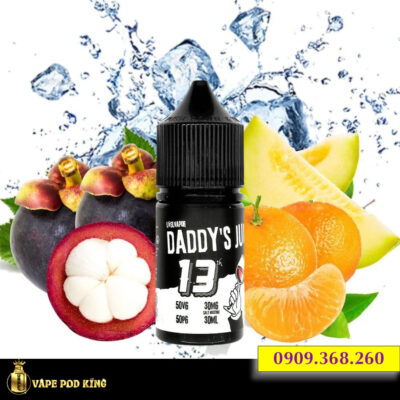 Daddy No13 Măng Cụt Dưa Gang - Mangosteen Tangerine Melon 30ml