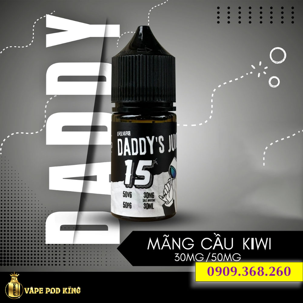 Daddy No15 Mãng Cầu Kiwi - Soursop Kiwi 30ml