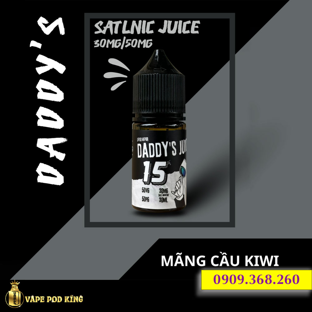 Daddy No15 Mãng Cầu Kiwi - Soursop Kiwi 30ml