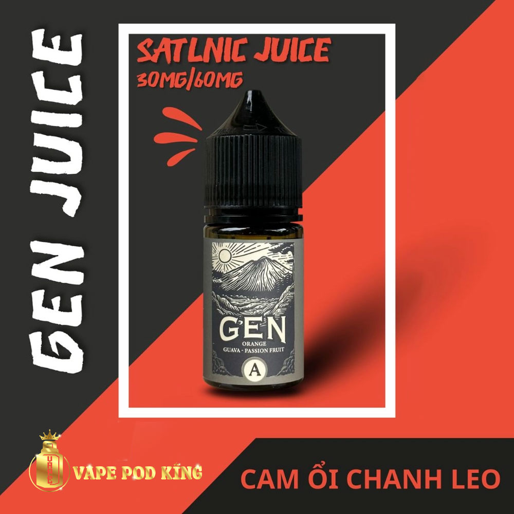 Gen A Cam Ổi Chanh Dây - Orange Guava Passion Fruit 30ml