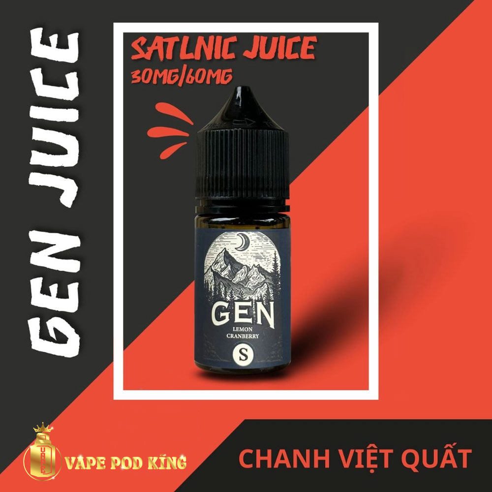 Gen S Chanh Việt Quốc - Lemon Cranberry 30ml