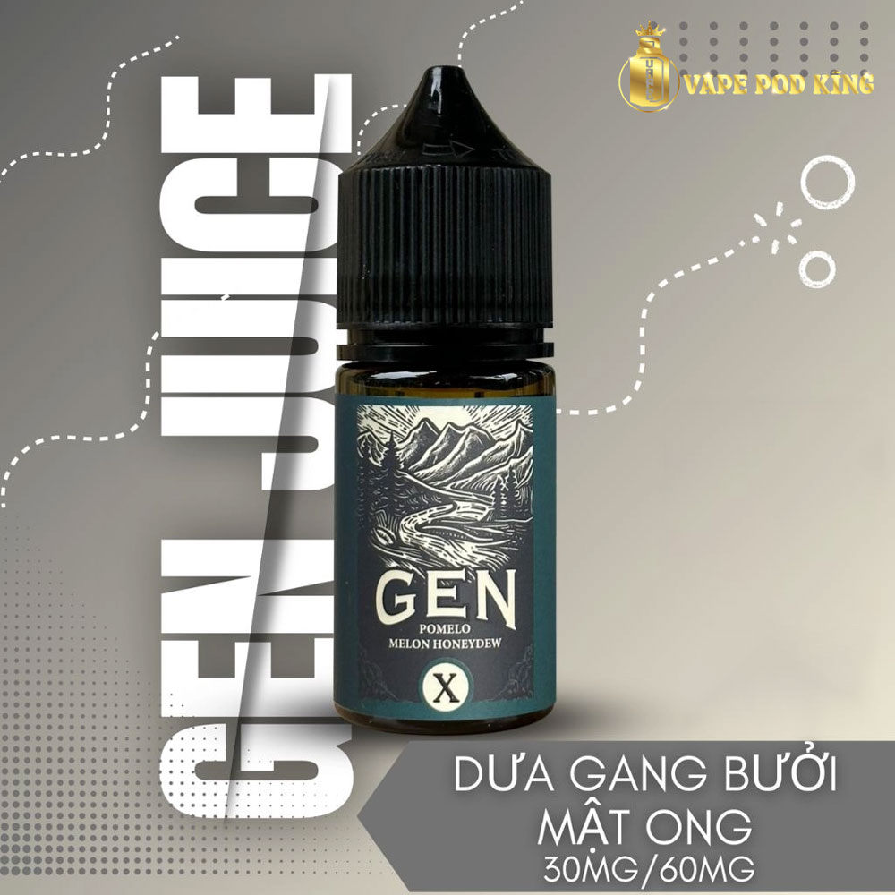 Gen X Bưởi Dưa Gang Mật Ong - Pomelo Melon Honeydew 30ml