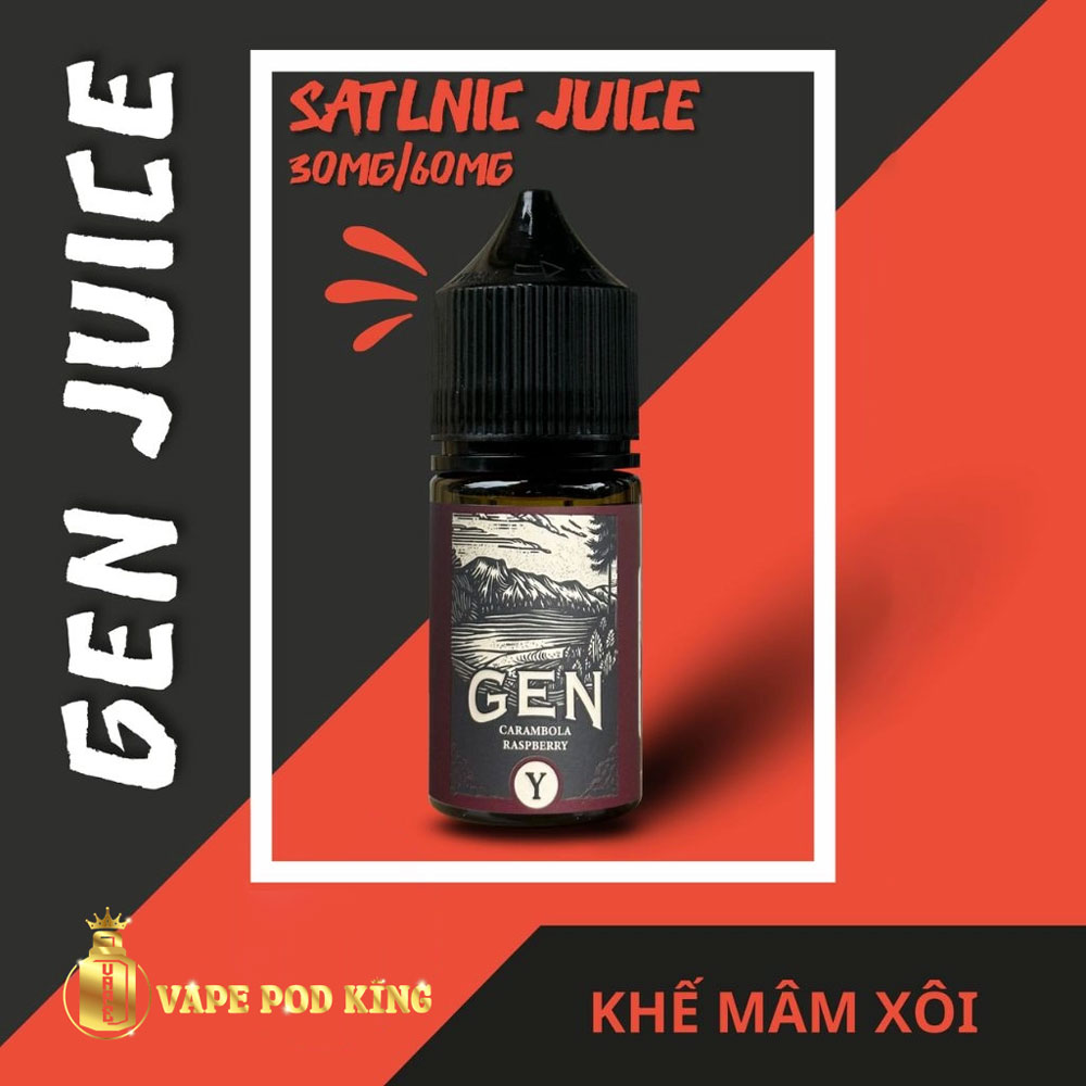 Gen Y Khế Mâm Xôi - Carambola Raspberry 30ml