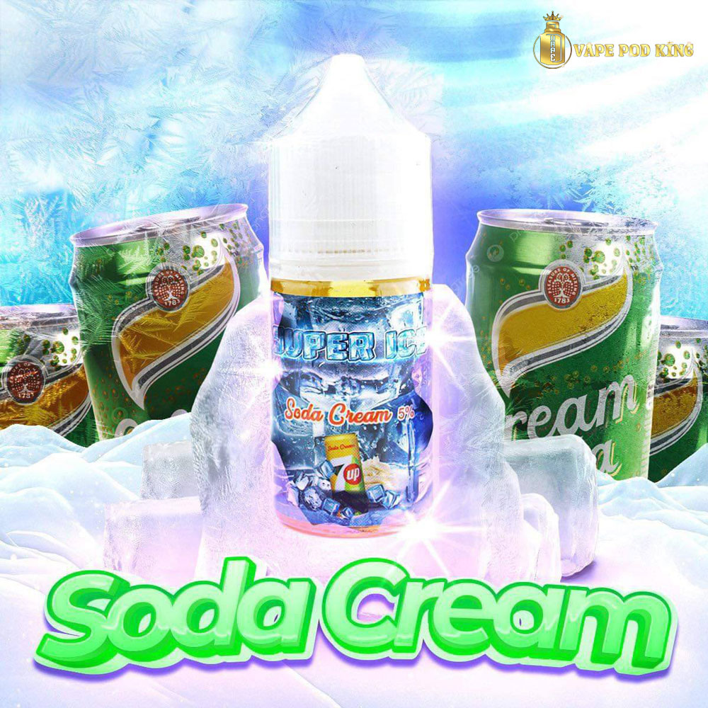 Super Ice Soda Kem Lạnh - Soda Cream Ice 30ml