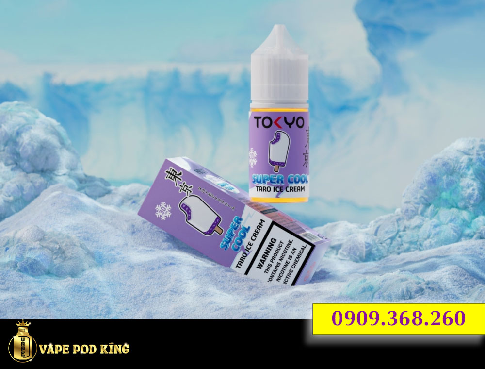 Tokyo Super Cool Kem Khoai Môn - Taro Ice Cream 30ml