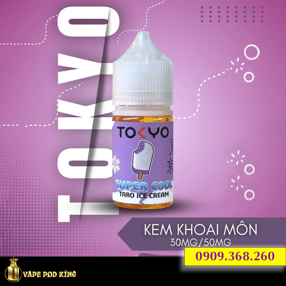 Tokyo Super Cool Kem Khoai Môn - Taro Ice Cream 30ml