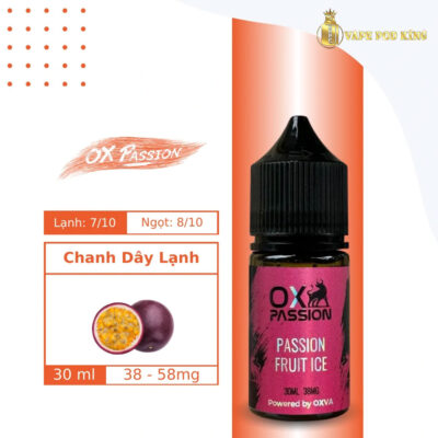 Ox Passion Juice Chanh Leo - Passion Fruit Ice 30ml