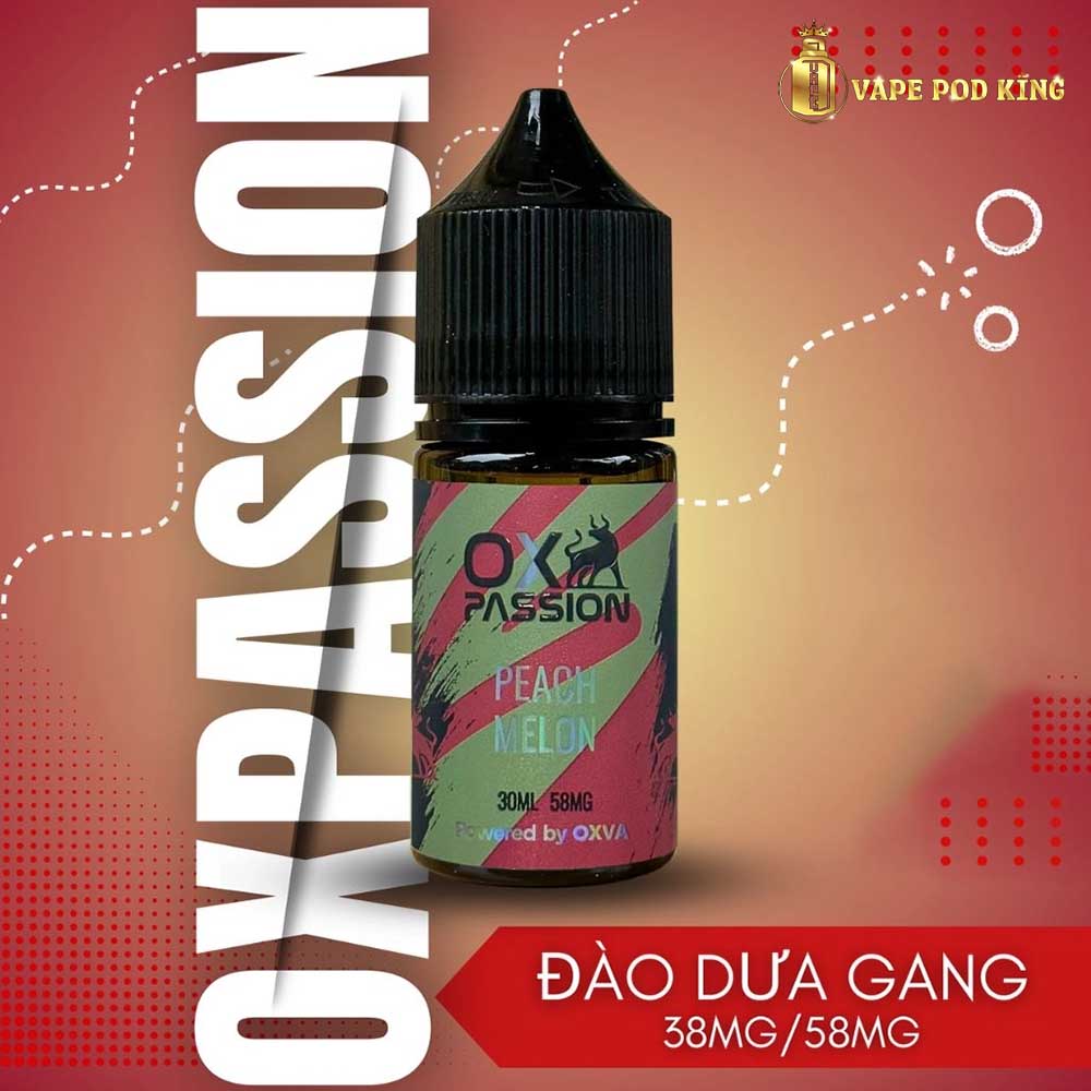 Ox Passion Juice Đào Dưa Gang - Peach Melon 30ml