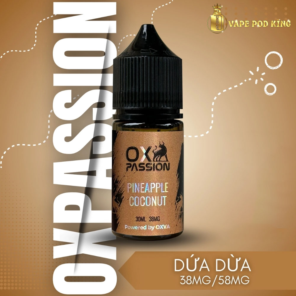Ox Passion Juice Dứa Dừa - Pineapple Coconut 30ml