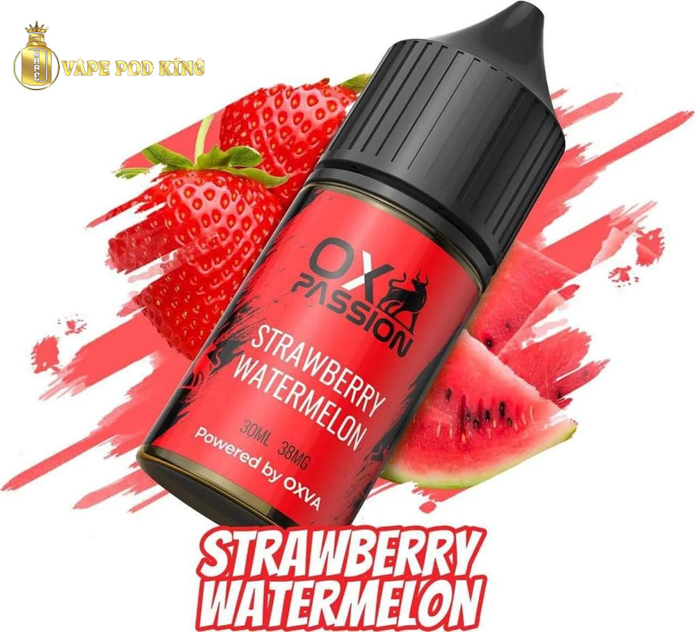 Ox Passion Juice Dưa Hấu Dâu - Watermelon Strawberrry 30ml