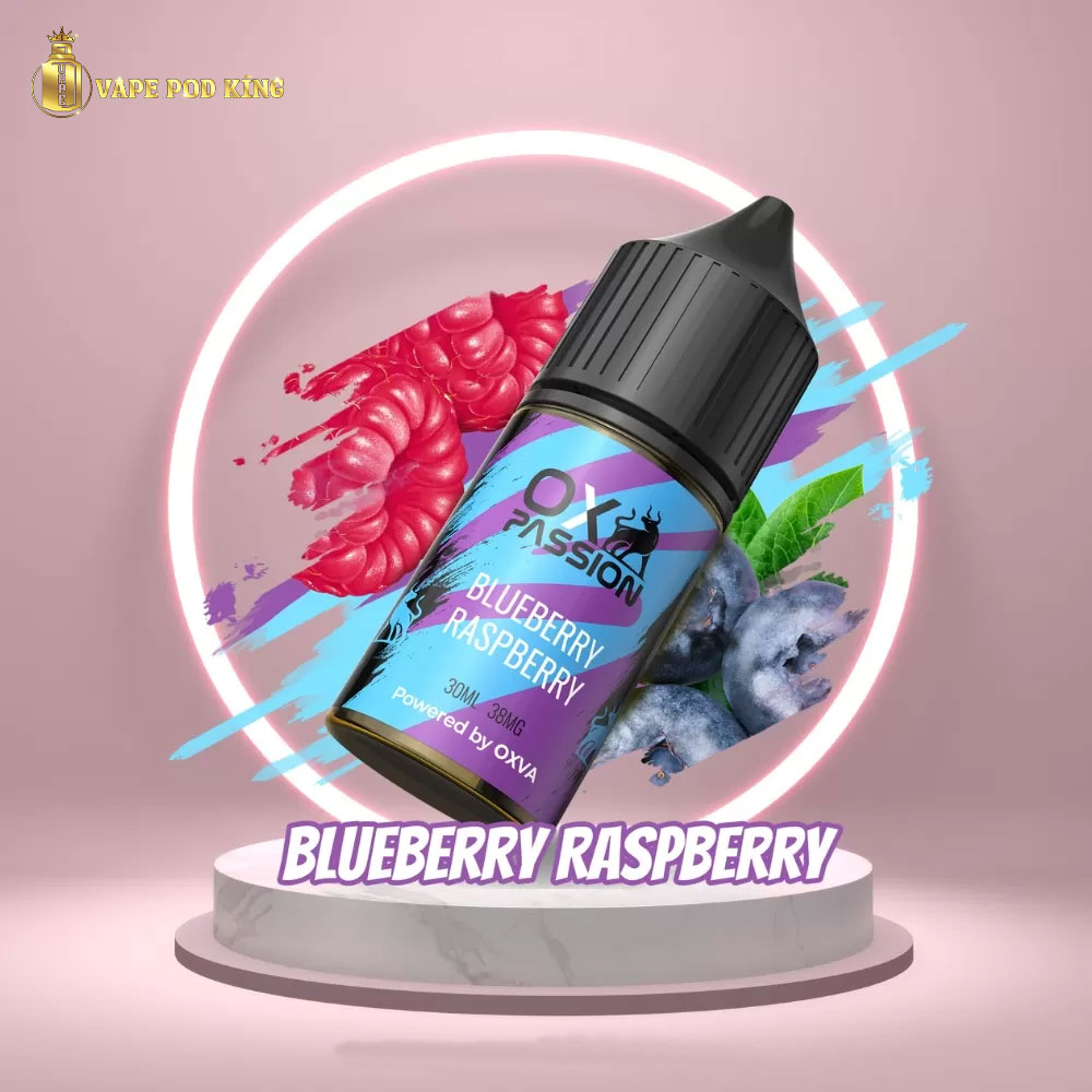 Ox Passion Juice Mâm Xôi Việt Quất - Blueberry Raspberry 30ml