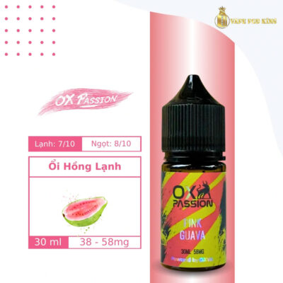 Ox Passion Juice Ổi Chín - Pink Guava 30ml