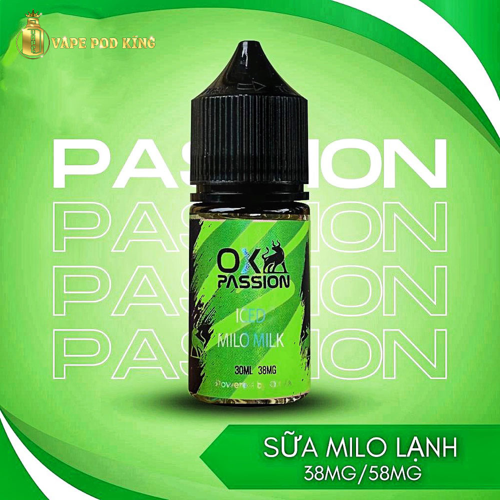 Ox Passion Juice Sữa Milo - Milo Milk Ice 30ml