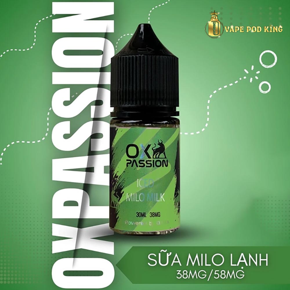 Ox Passion Juice Sữa Milo - Milo Milk Ice 30ml