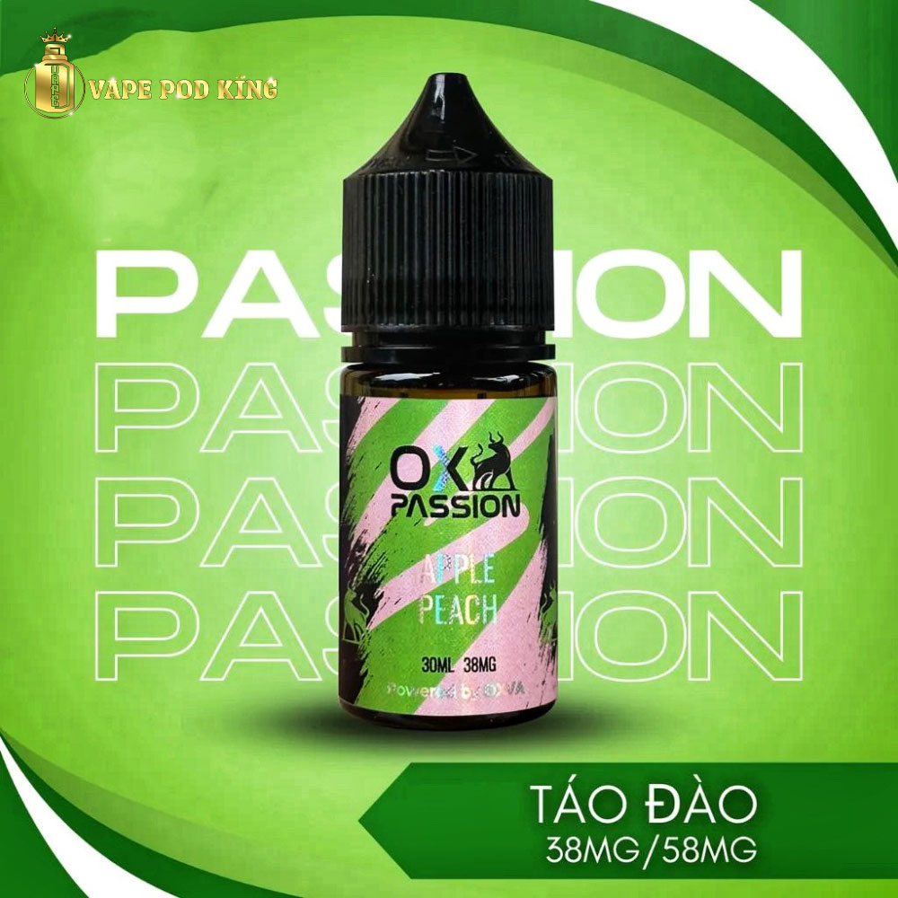 Ox Passion Juice Táo Đào- Apple Peach 30ml