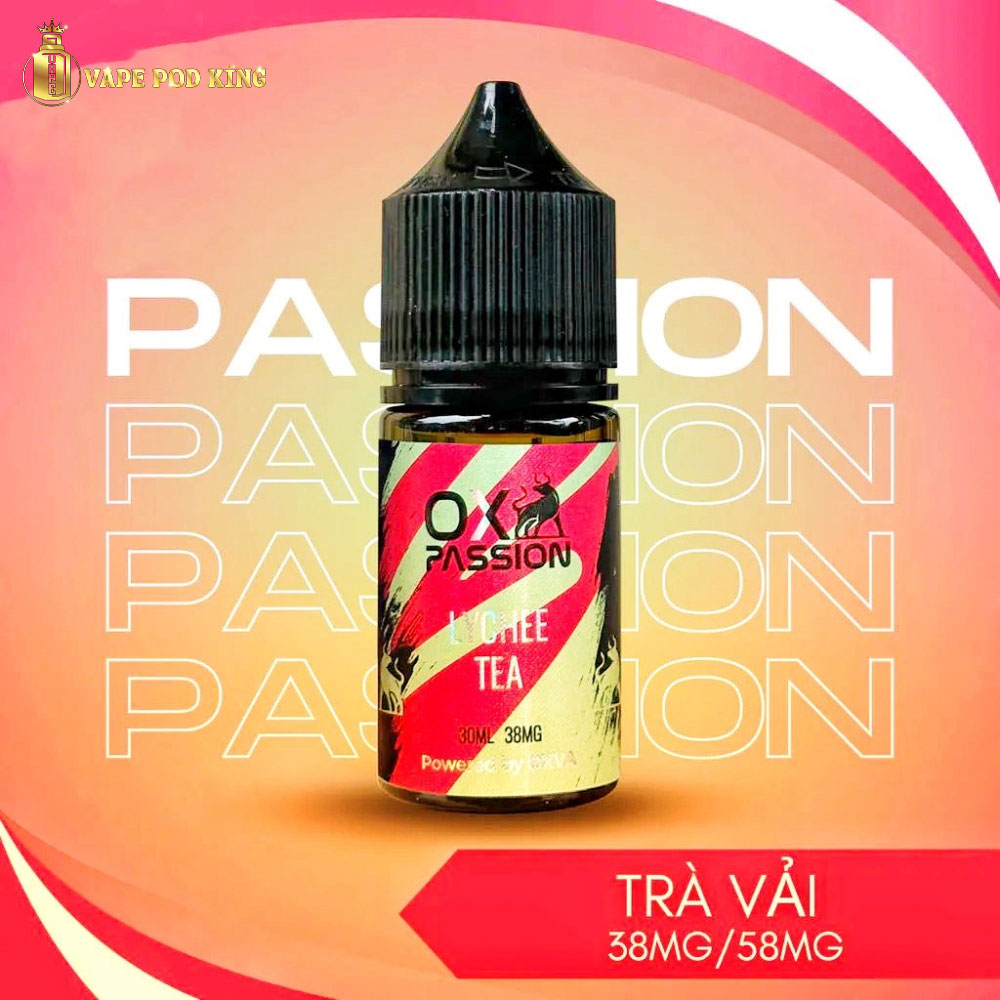 Ox Passion Juice Trà Vải - Lychee Tea 30ml