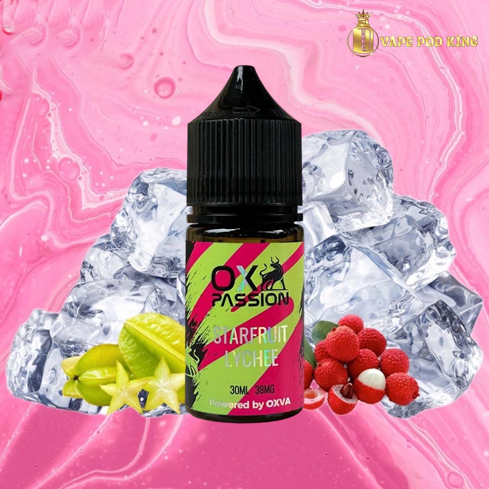 Ox Passion Juice Vải Khế - Starfruit Lychee 30ml