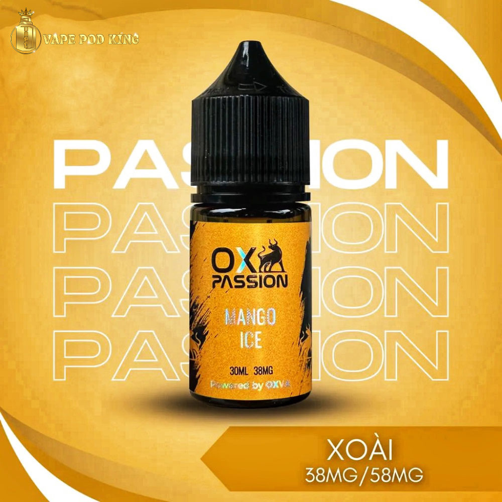 Ox Passion Juice Xoài Chín - Mango Ice 30ml