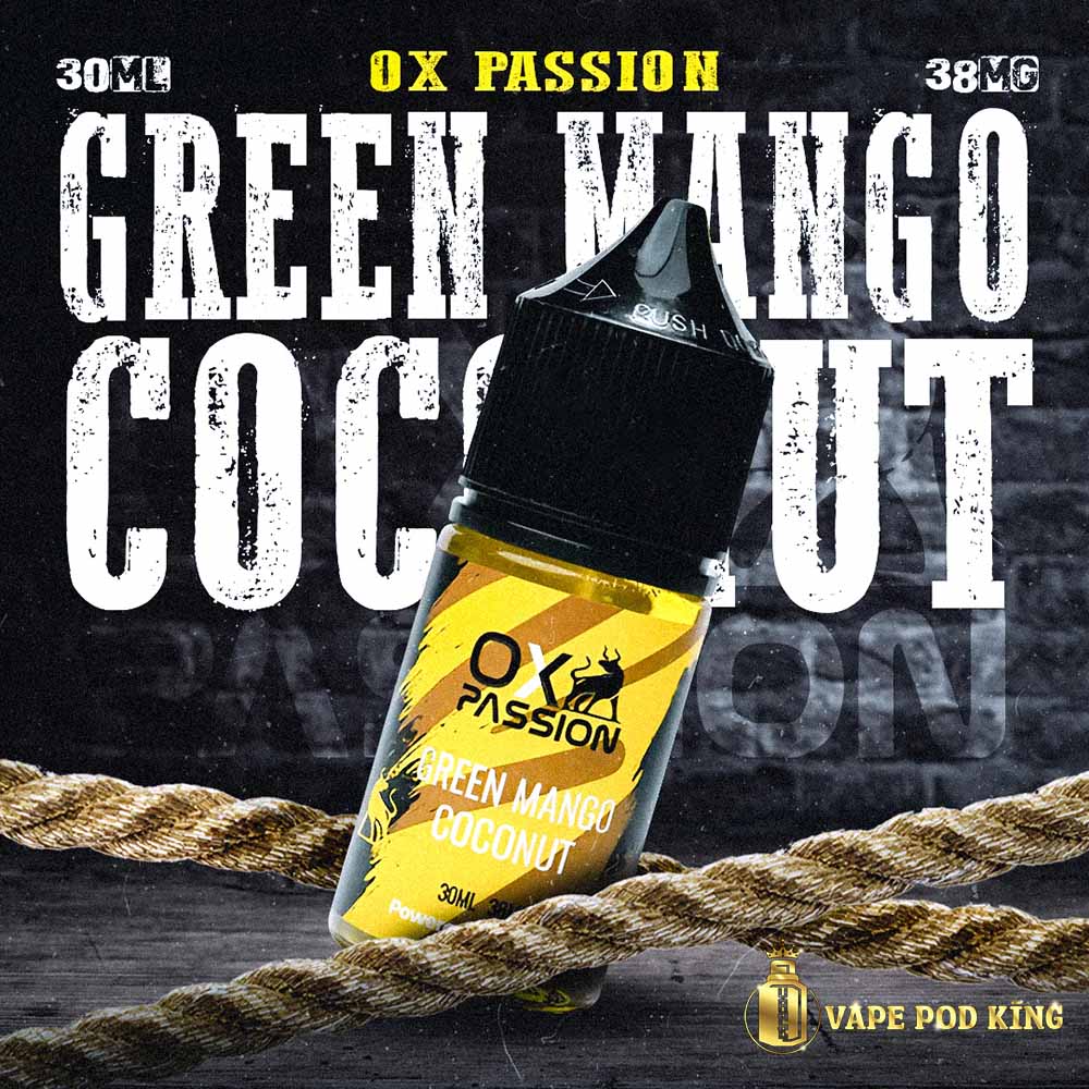 Ox Passion Juice Xoài Xanh Dừa - Green Mango Coconut 30ml