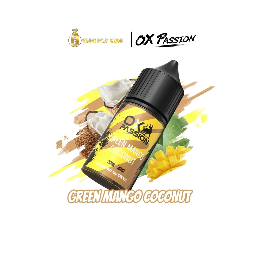 Ox Passion Juice Xoài Xanh Dừa - Green Mango Coconut 30ml