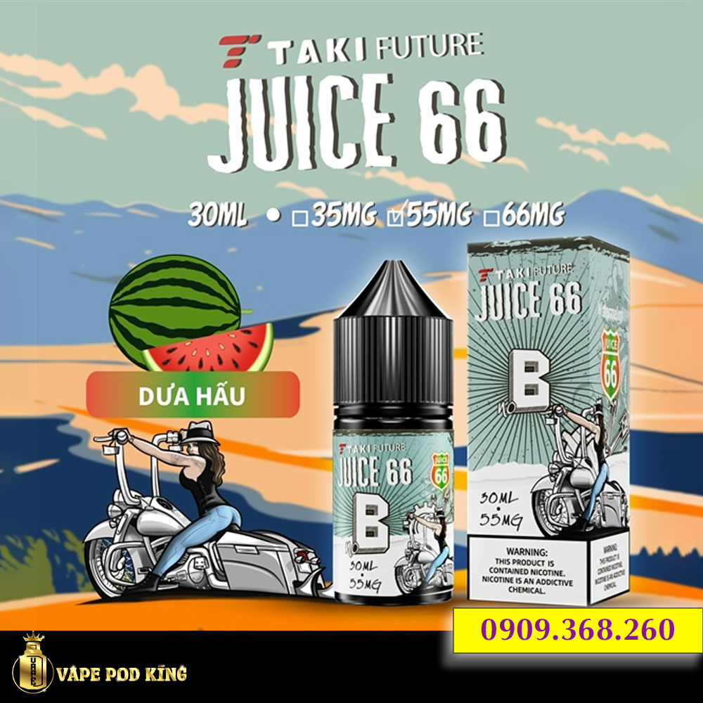 Taki Juice 66 B Dưa Hấu - Watermelon 30ml