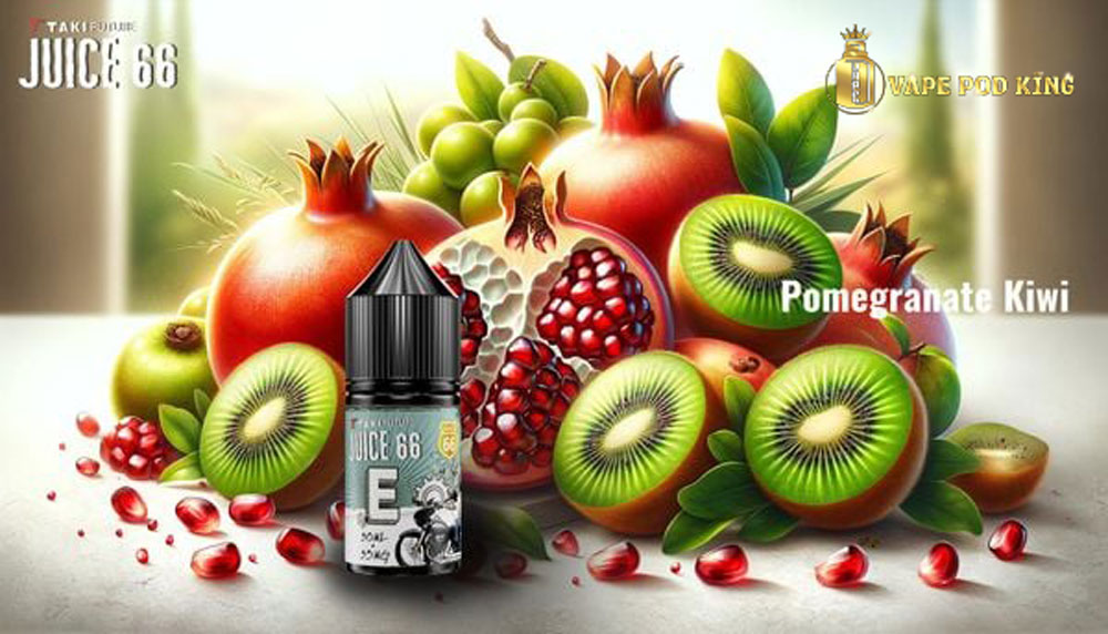 Taki Juice 66 E Lựu Kiwi - Kiwi Pomegranate 30ml