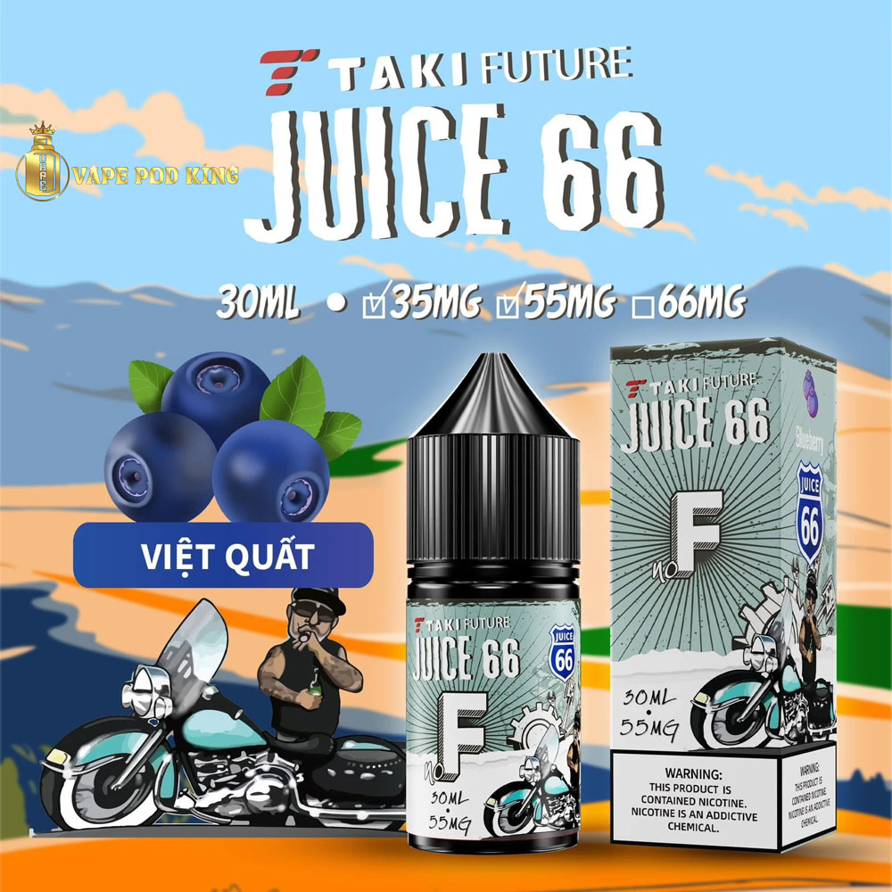 Taki Juice 66 F Việt Quất - Blueberry 30ml
