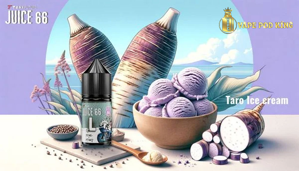 Taki Juice 66 L Kem Khoai Môn - Taro Cream 30ml