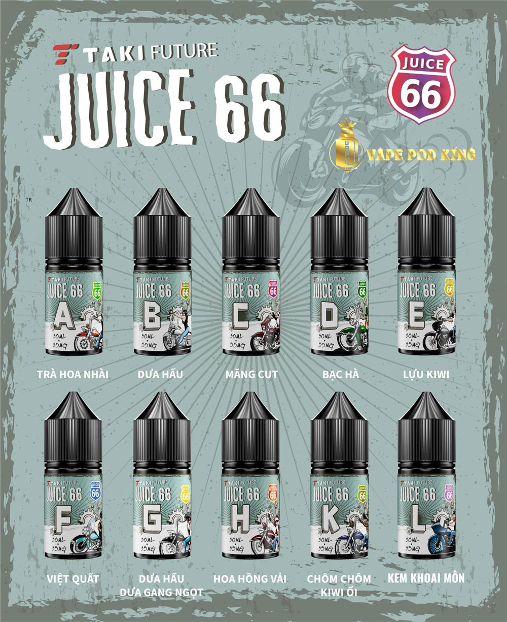 Tinh Dầu Taki Juice 66