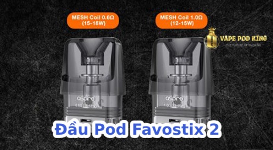 Pod system Favostix 2 dùng đầu pod nào