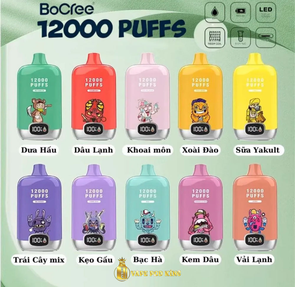 Bocree 12000 Hơi