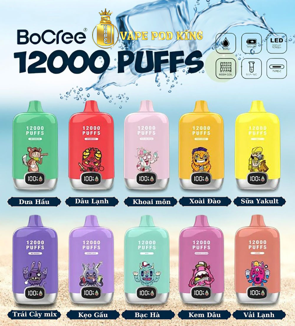 Bocree 12000 Hơi