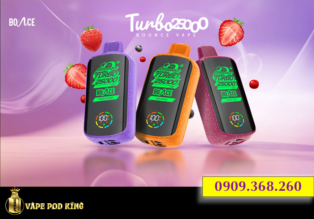 Bounce Turbo 25000 Hơi