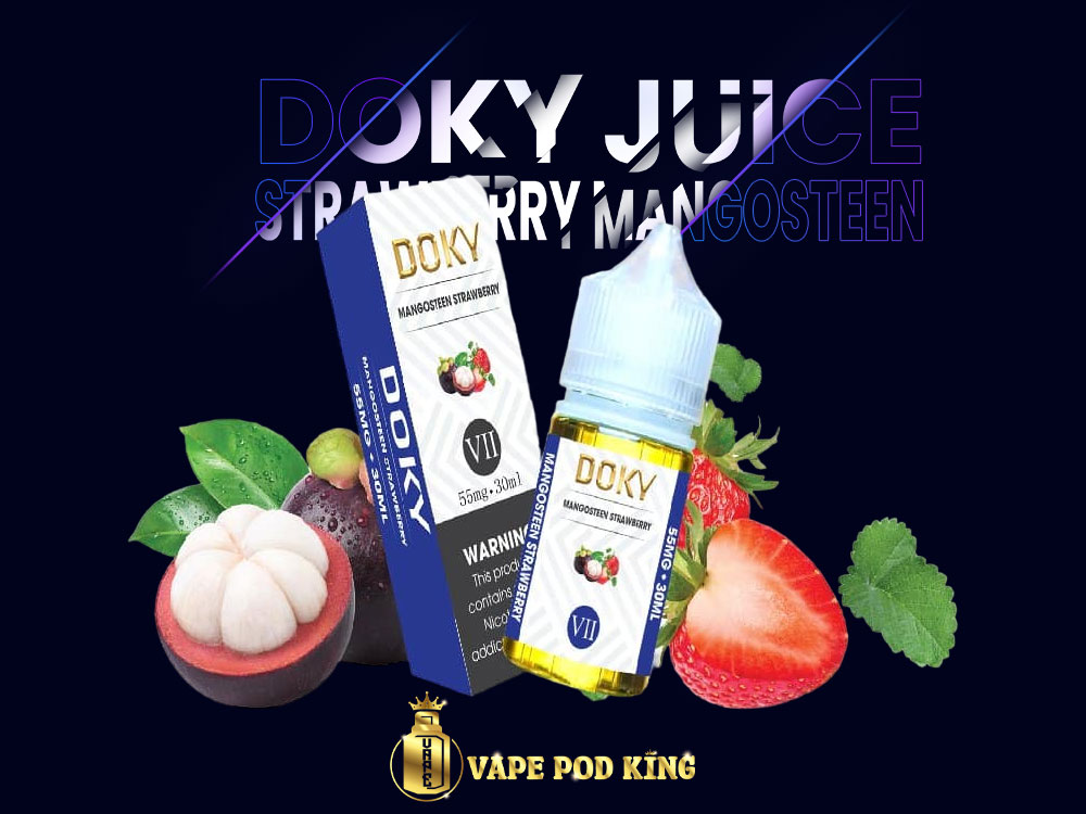 Doky Măng Cụt Dâu - Strawberry Mangosteen 30ml