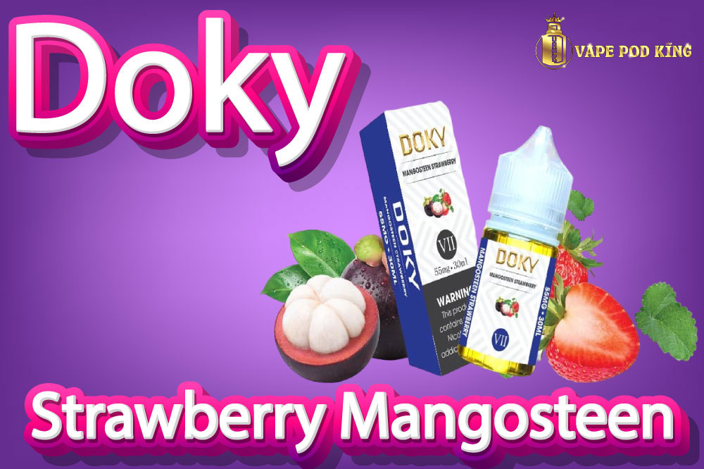 Doky Măng Cụt Dâu - Strawberry Mangosteen 30ml