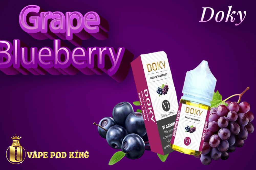 Doky Việt Quất Nho - Blueberrie Grape 30ml