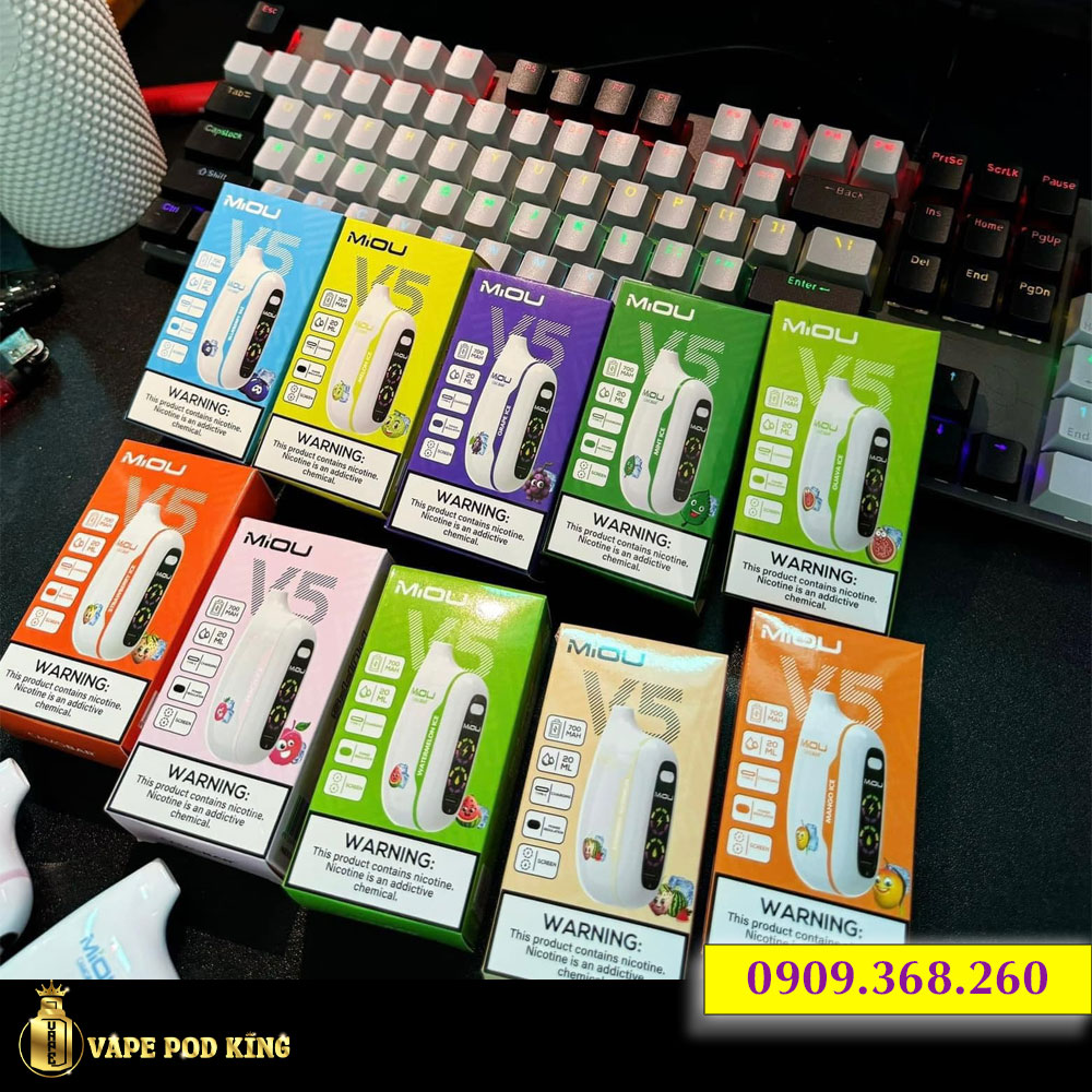 Miou V5 18000 Hơi