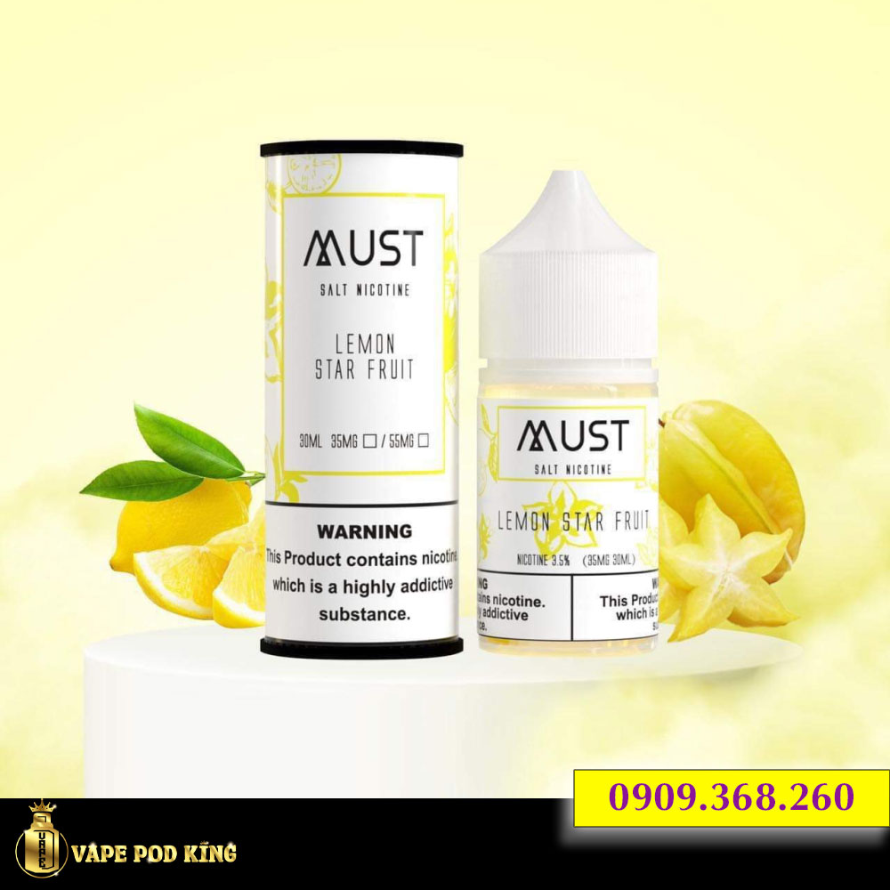 Must Khế Chanh Vàng - Lemon Star Fruit 30ml