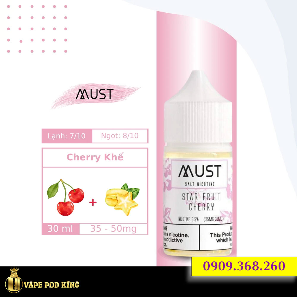 Must Khế Cherry - Star Fruit Cherry 30ml