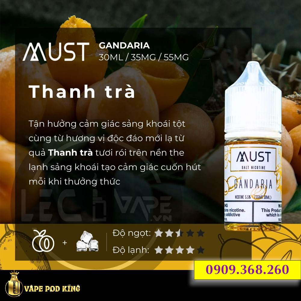 Must Thanh Trà - Gandaria 30ml