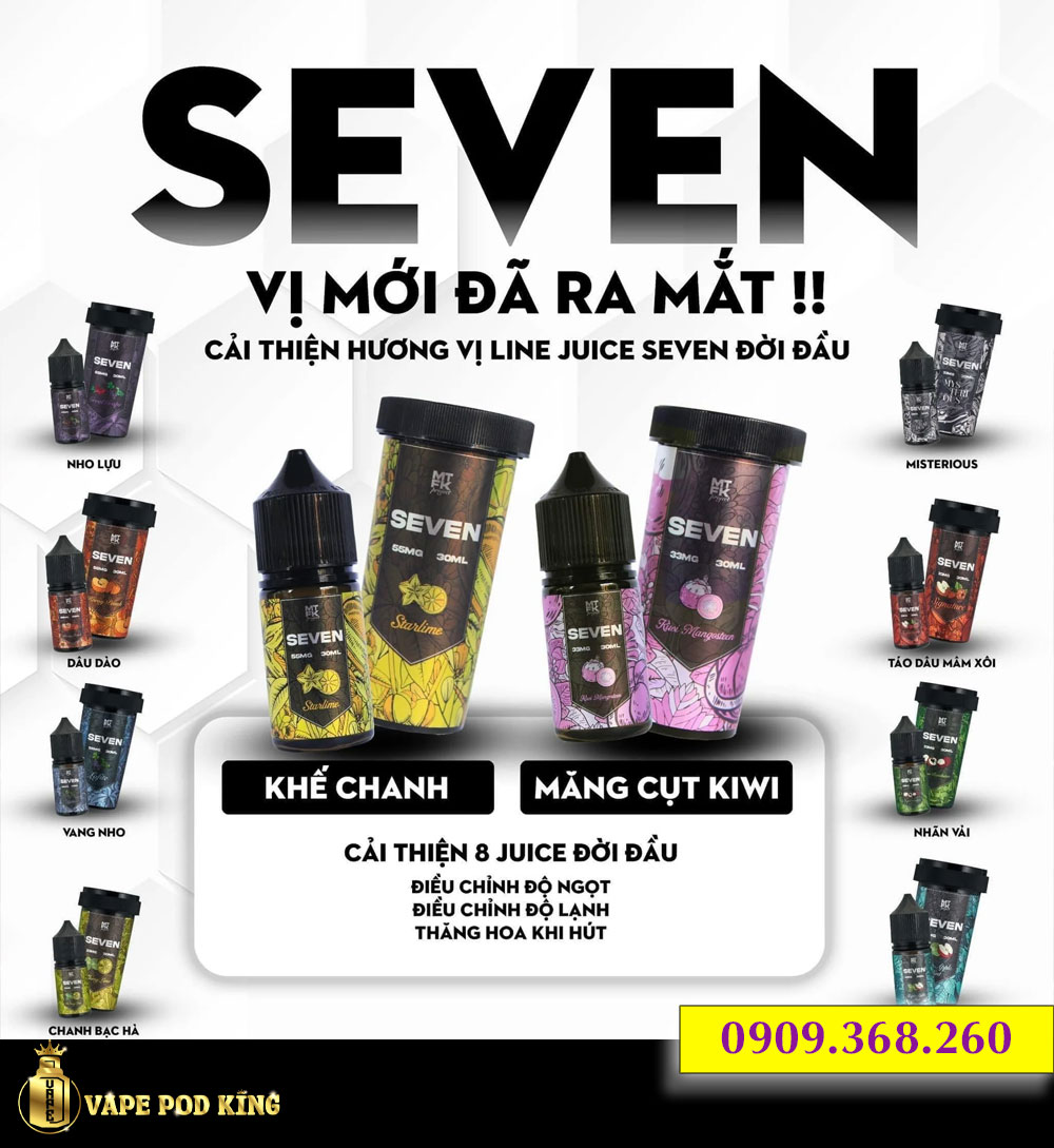Tinh Dầu Seven Juice Saltnic