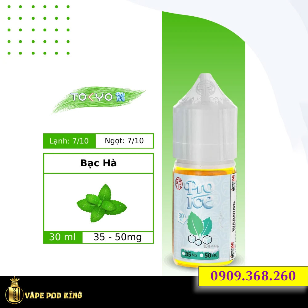 Tokyo Pro Bạc Hà - Mint 30ml
