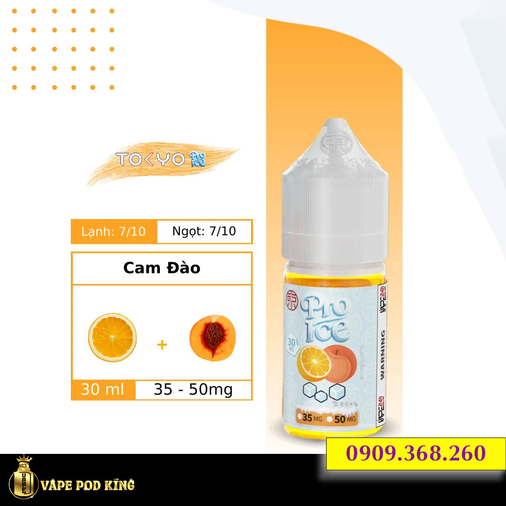 Tokyo Pro Cam Đào - Orange Peach 30ml