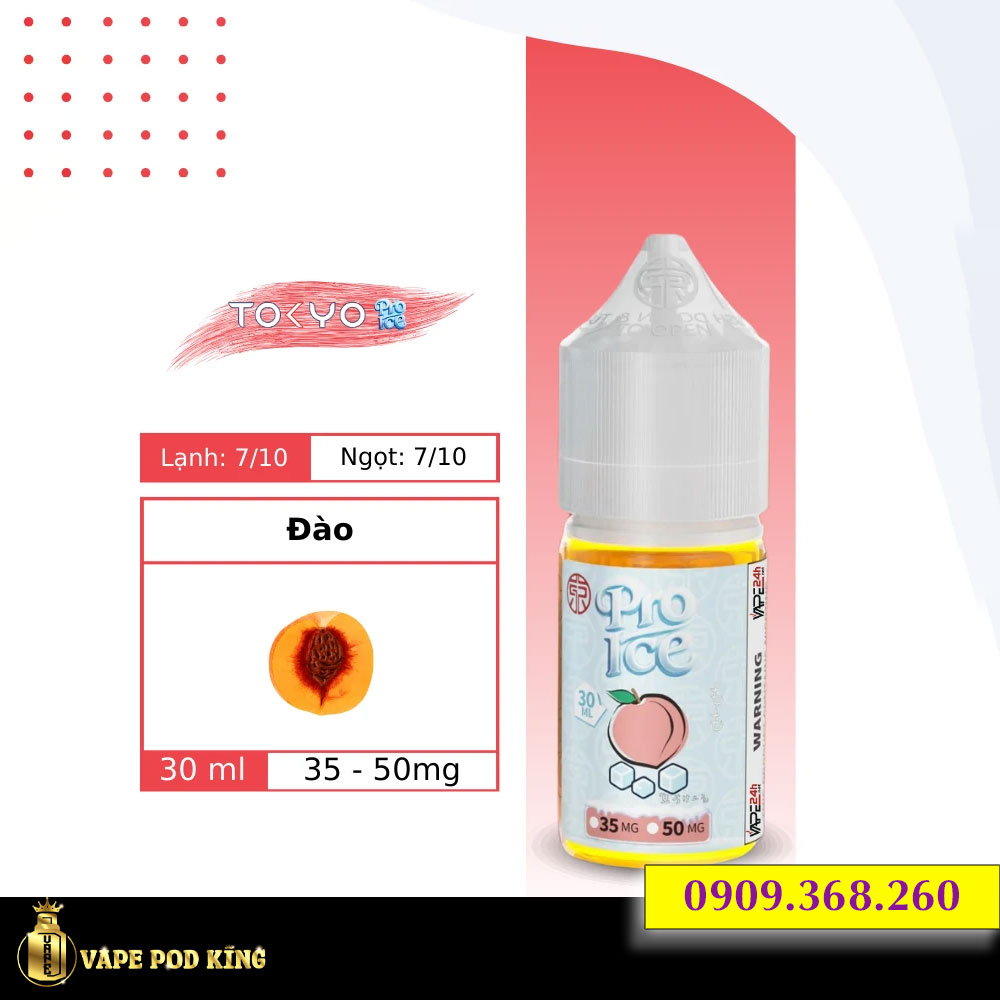 Tokyo Pro Đào - Peach 30ml