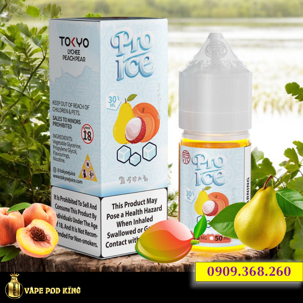 Tokyo Pro Vải Đào Lê - Lychee Pear Peach 30ml