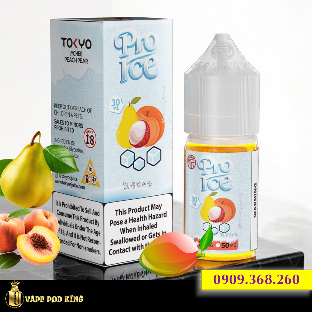 Tokyo Pro Vải Đào Lê - Lychee Pear Peach 30ml
