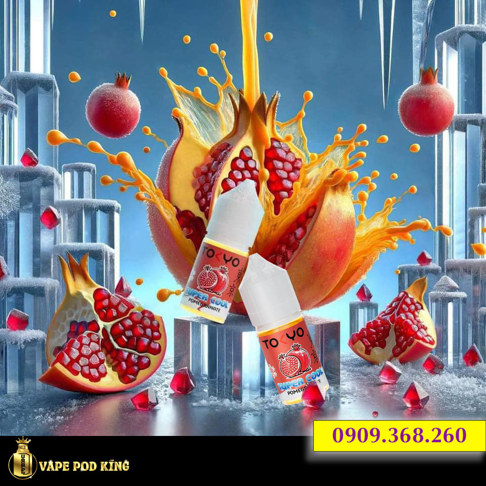 Tokyo Super Cool Lựu Đỏ Lạnh - Pomegranate 30ml