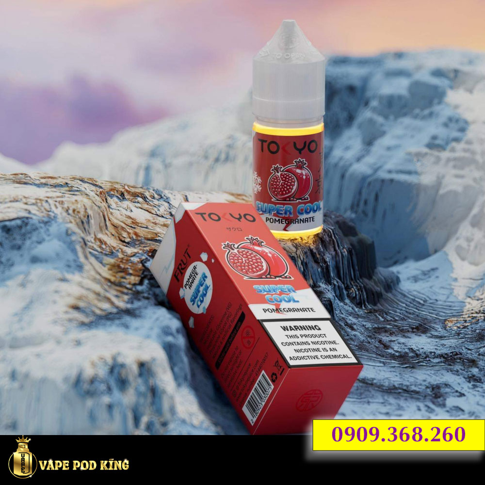 Tokyo Super Cool Lựu Đỏ Lạnh - Pomegranate 30ml