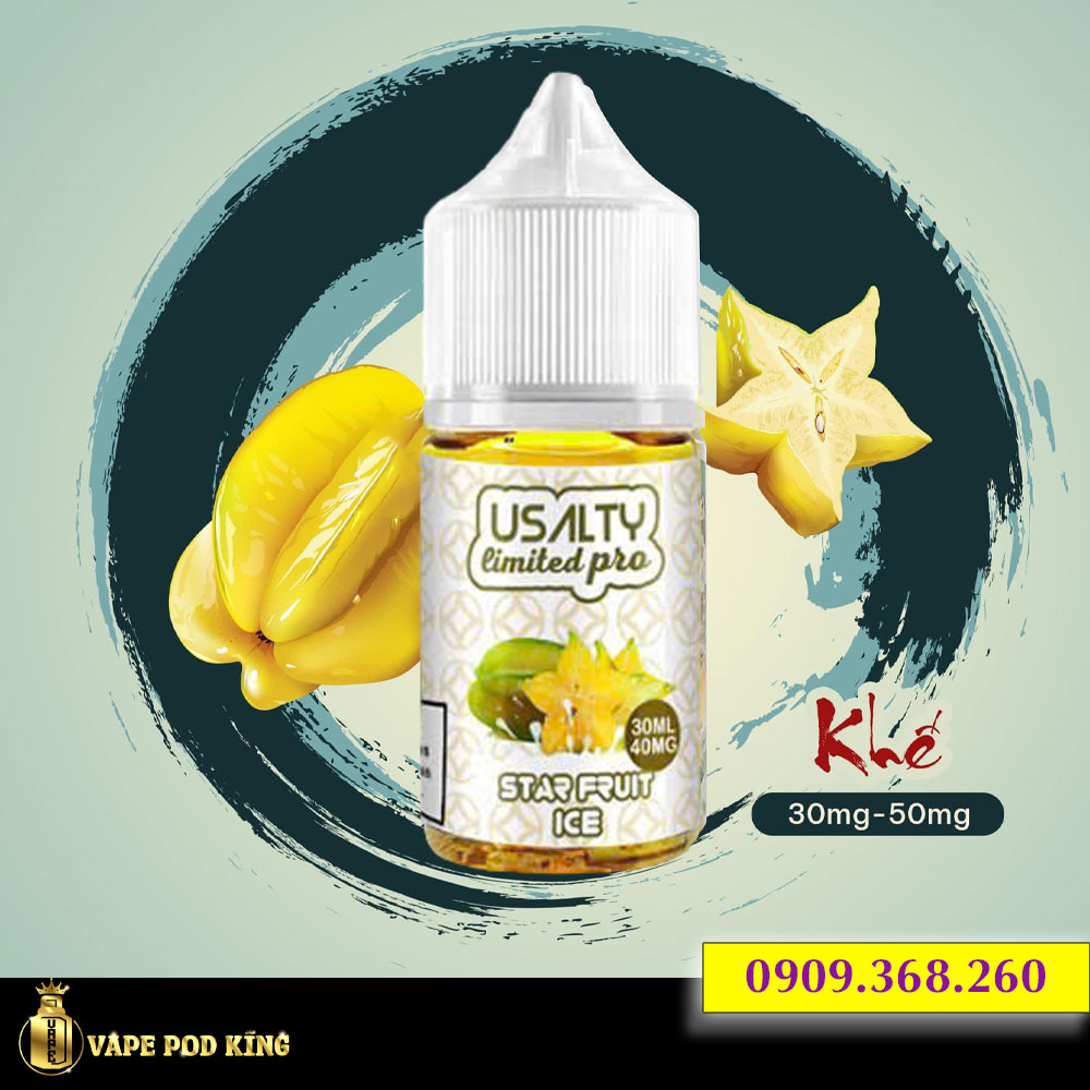 Usalty Limited Pro Khế Vàng - Star Fruit Ice 30ml