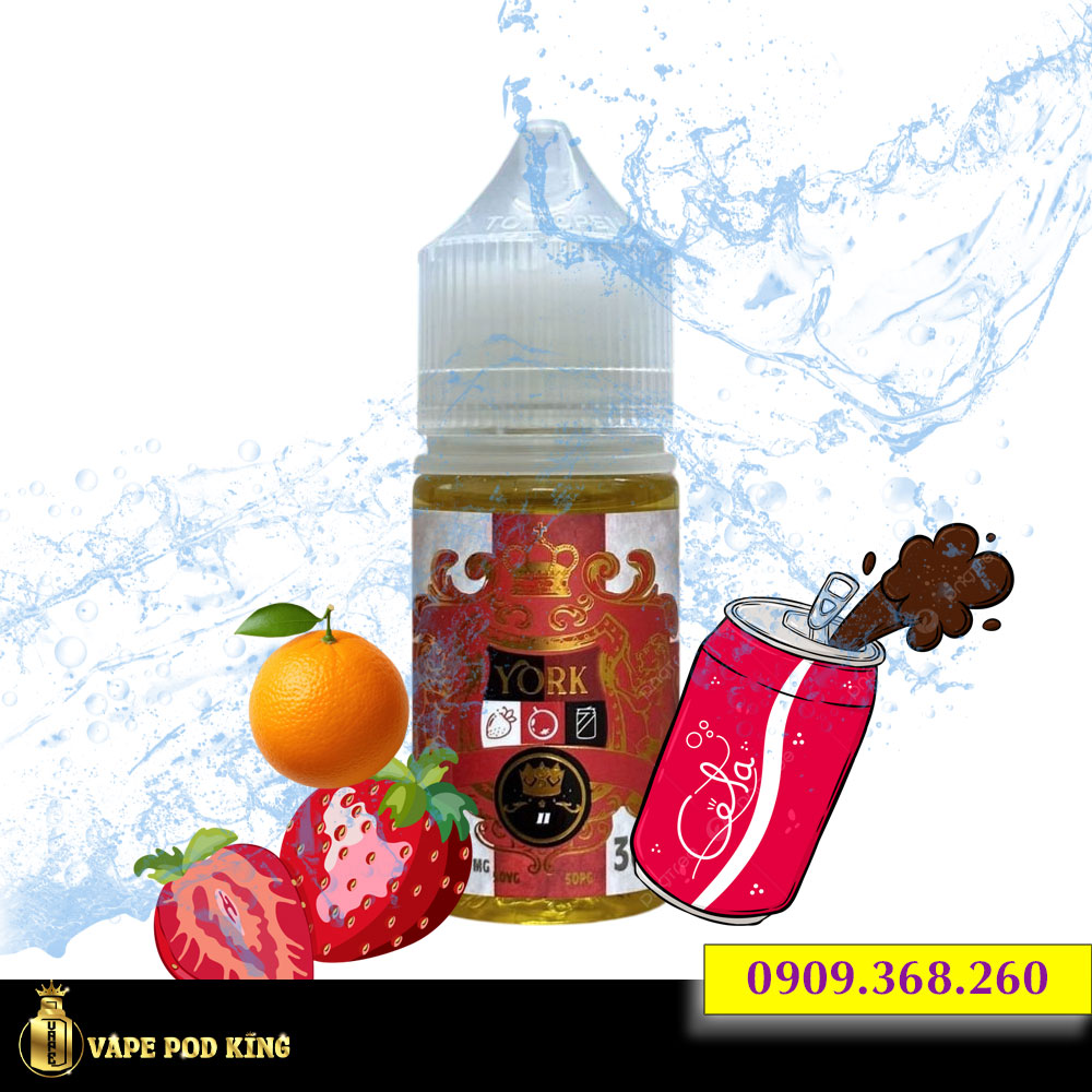 York Coca Chanh Dâu - Strawberry Lemon Cocacola 30ml